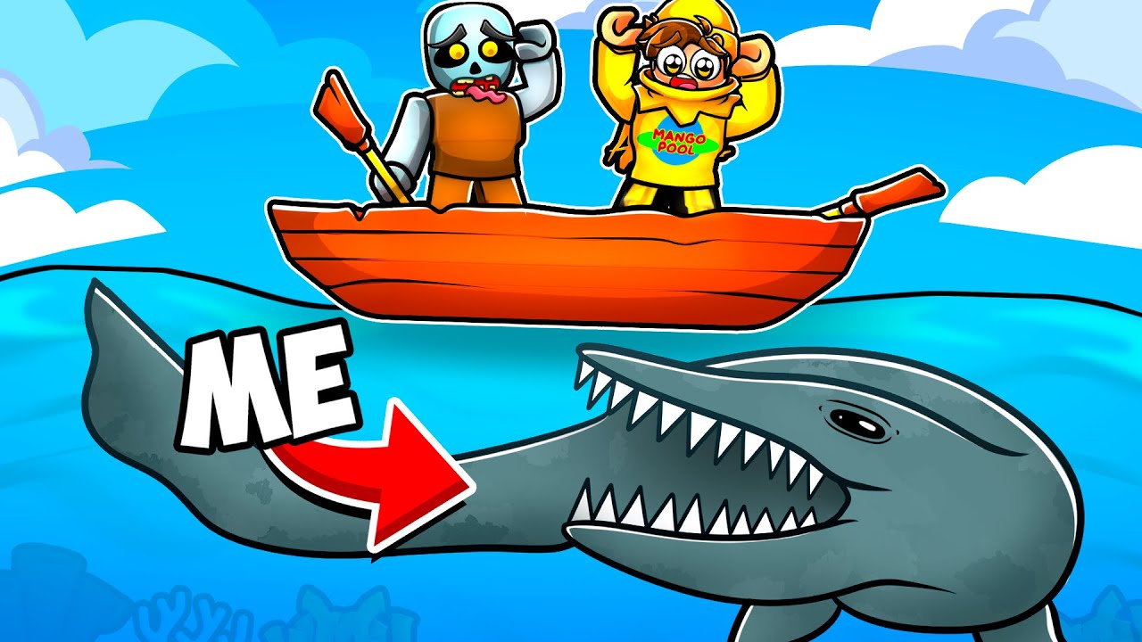 We Unlocked THE MOSASAUR In ROBLOX Shark Bite 2...