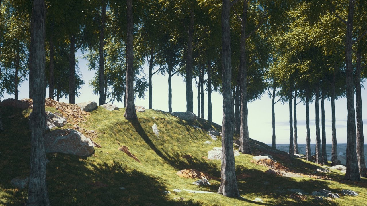 Учебное пособие по Cinema 4D — создание цифровых рендеров природы с помощью Octane Render [Часть 1]