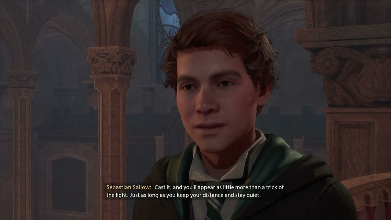 How to be Invisible Disillusionment Charm - Hogwarts Legacy Walkthrough Part 2023 - Sneak Library