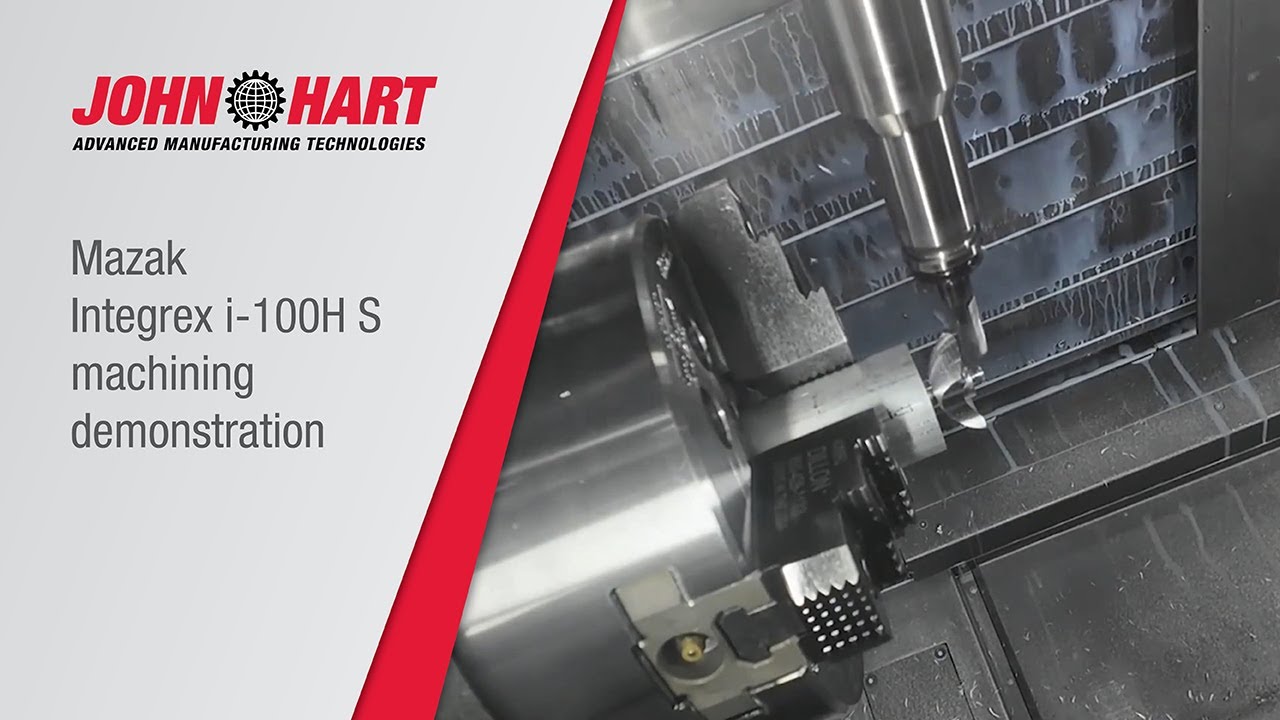 Mazak Integrex i-100H S machining demonstration