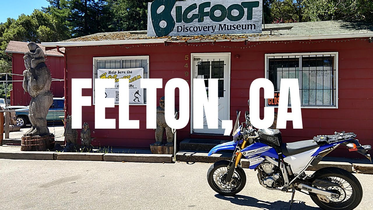 Exploring Felton California | Santa Cruz Mountains | Yamaha WR250R Supermoto