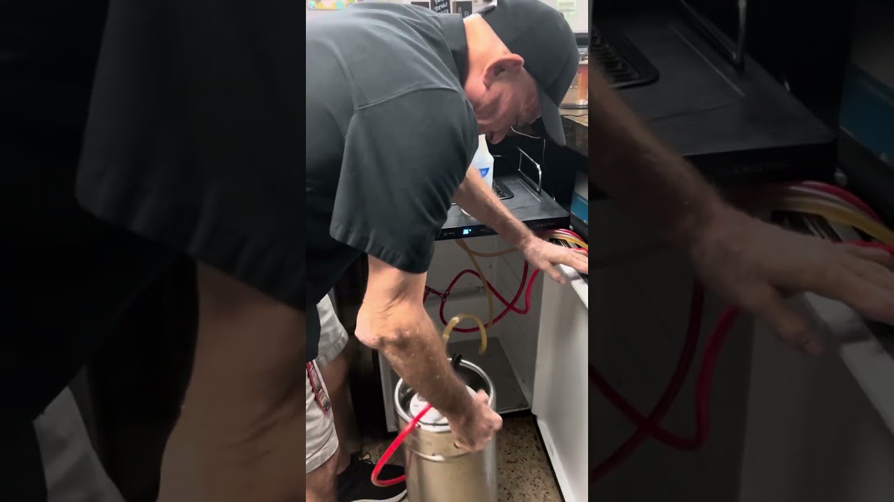 Setting up a Big Dog Kombucha Kegerator. 