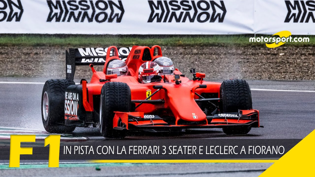 In Pista con la Ferrari 3 Seater e Leclerc a Fiorano