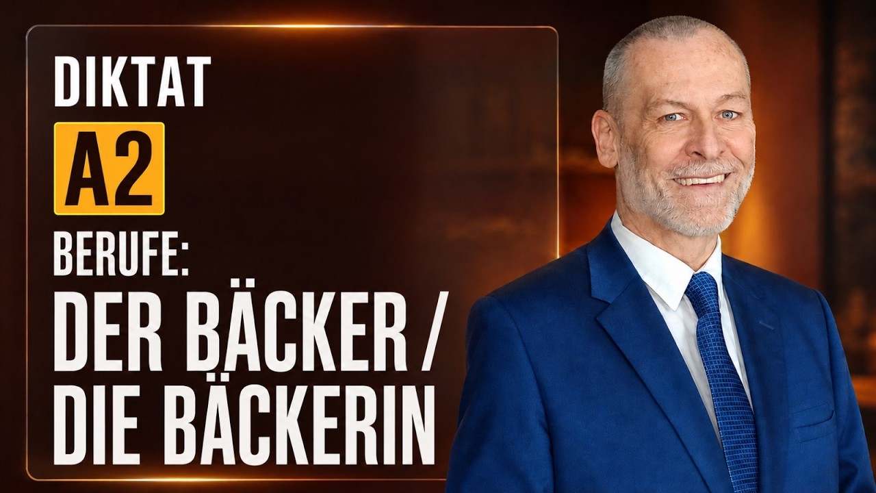 DIKTAT 1 A2  Der Beruf des B&auml;ckers #deutsch #german