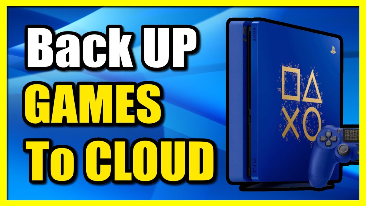 How to Backup your Games Saves to Cloud Storage on PS4 Account (Online Tutorial)
