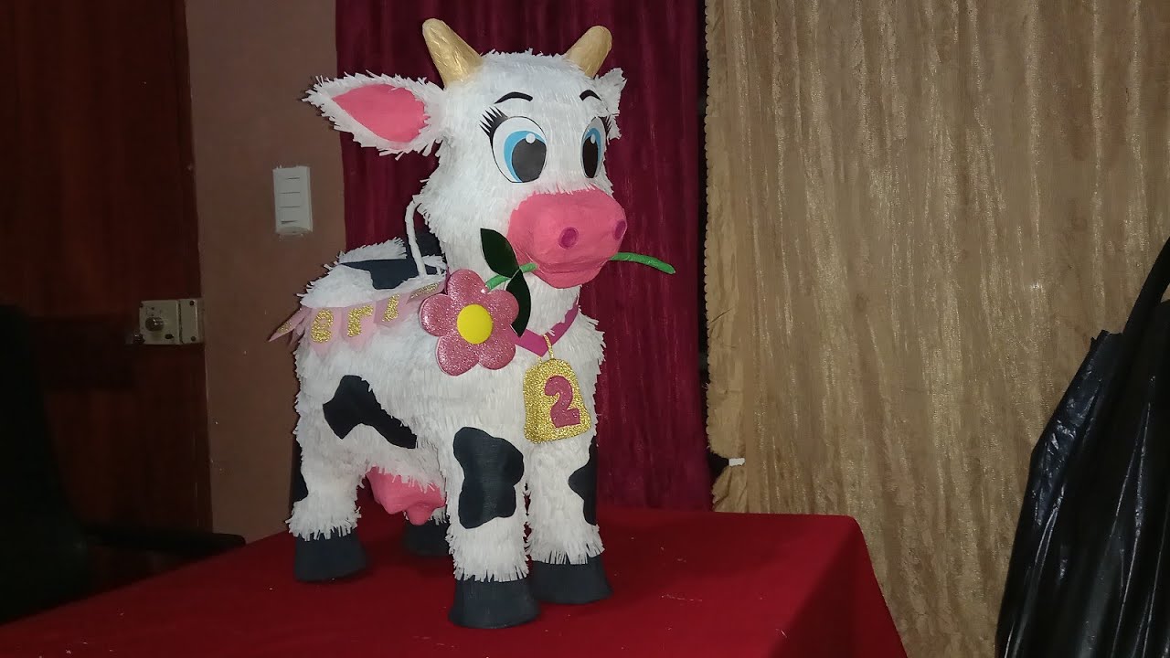 Como hacer Piñata de la Vaca Lola🤩