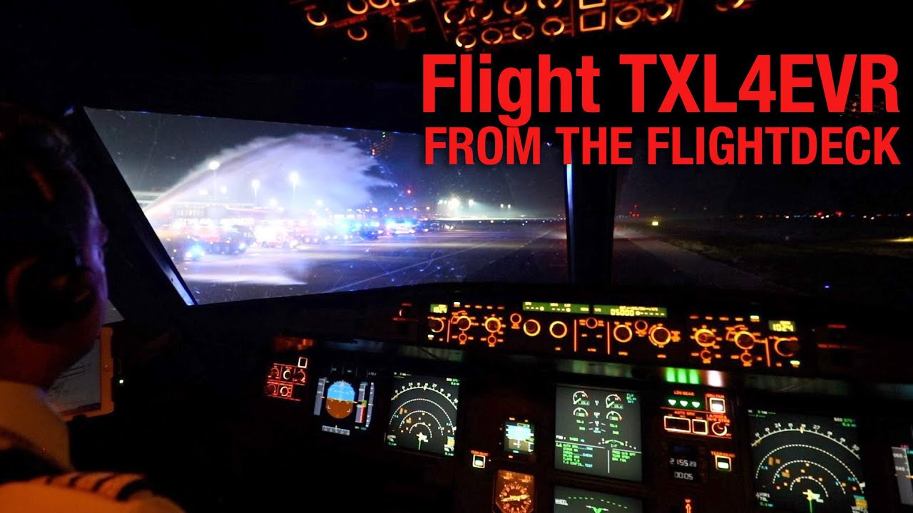 LAST FLIGHT FROM TXL - Callsign #TXL4EVR - AMAZING COCKPITVIEW - TXL to BER