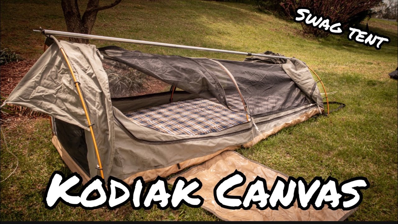 Kodiak Canvas Swag Tent Review **SPECS, SETUP & TAKEDOWN**