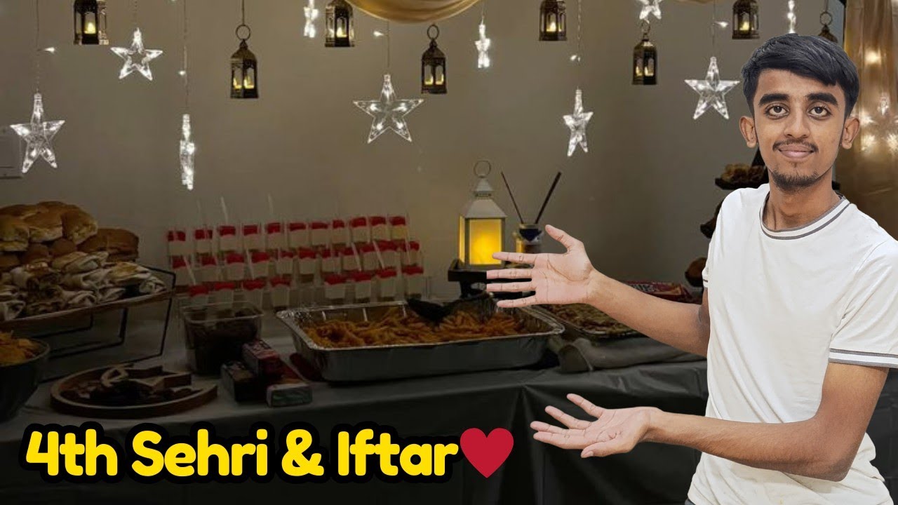 4th Sehri & Iftar Alhamdullilah🙏Night Cricket Main Huwi Cheating😅Roza Lag Gya Aaj Tu😨