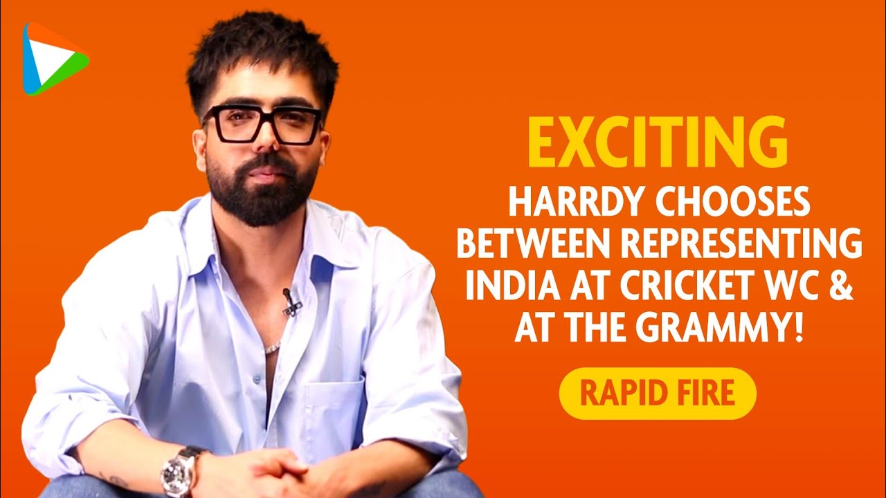 Harrdy Sandhu’s BLOCKBUSTER Rapid Fire on Ranveer Singh, Nora Fatehi, Parineeti Chopra & more