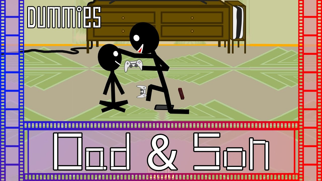 Dad & Son in Dummies  , #animation , #cartoon , #story #art  , 2D 👴 👨‍🦲