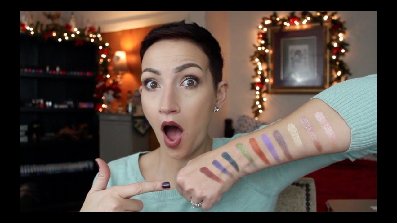 New Makeup Geek Foiled Eyeshadows-Swatch & Review!!!