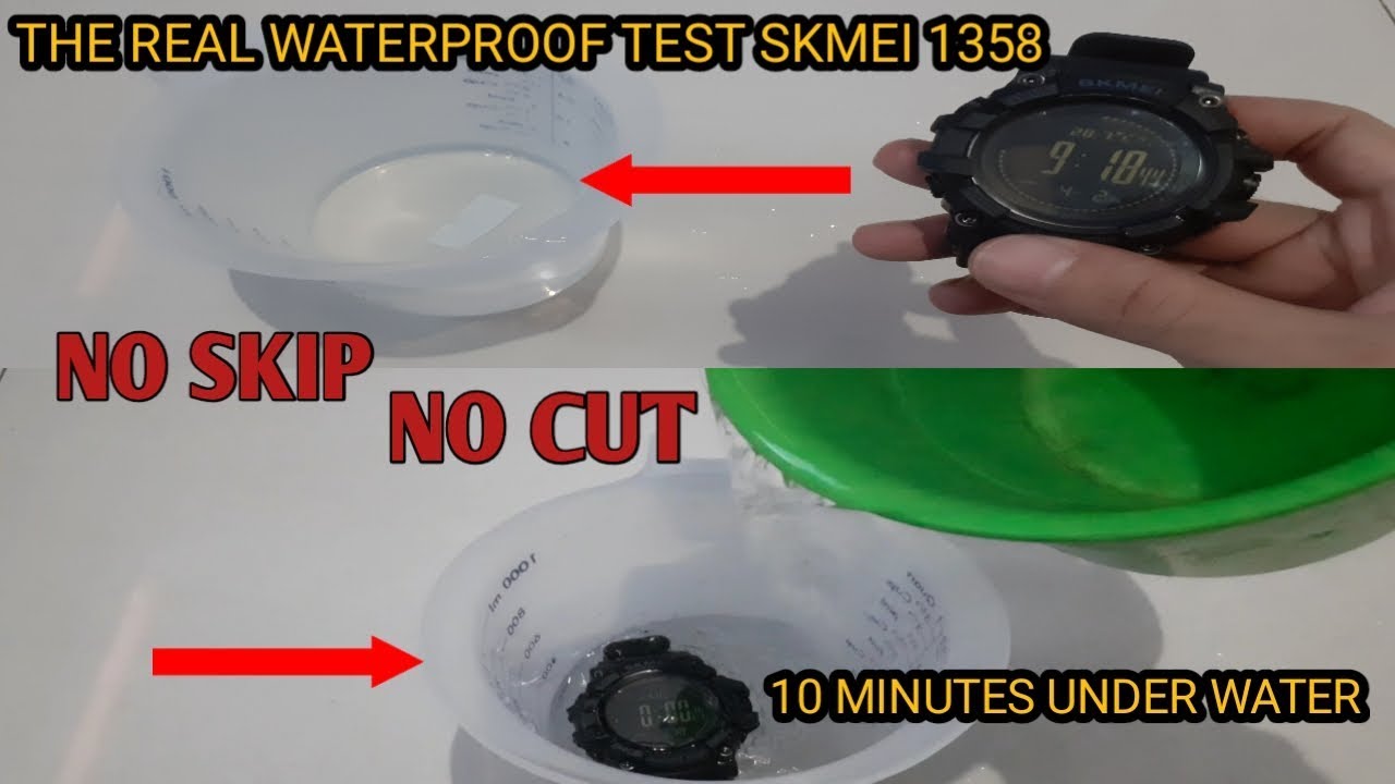 Wajib nonton sebelum membeli !! Test waterproof Skmei 1358