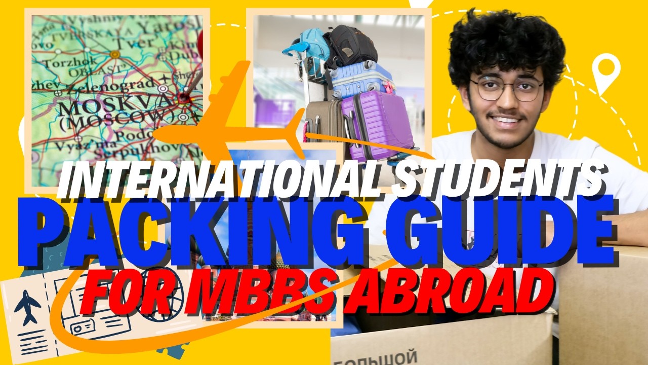 Ultimate Packing Guide for MBBS Abroad! | How to pack your bags before going to Russia | #mbbsabroad
