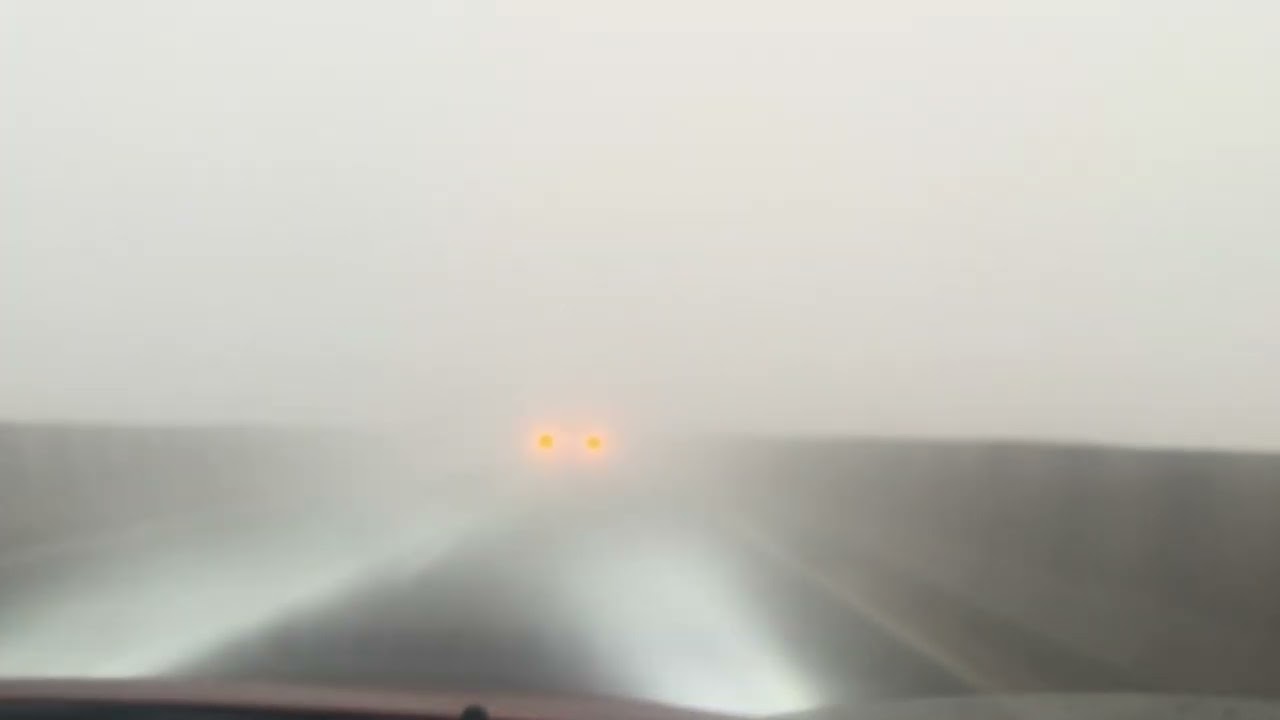 Zero visibility foggy drive Godavari River