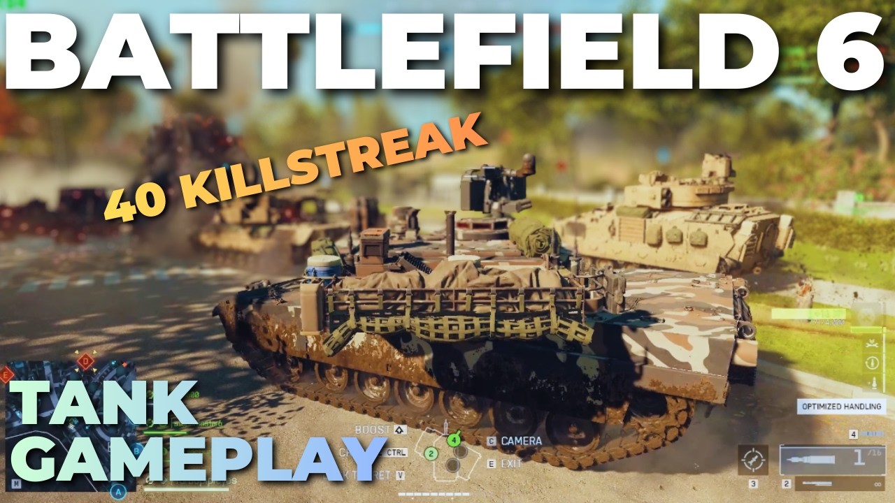 40 Killstreak Tank Gameplay | Battlefield 6