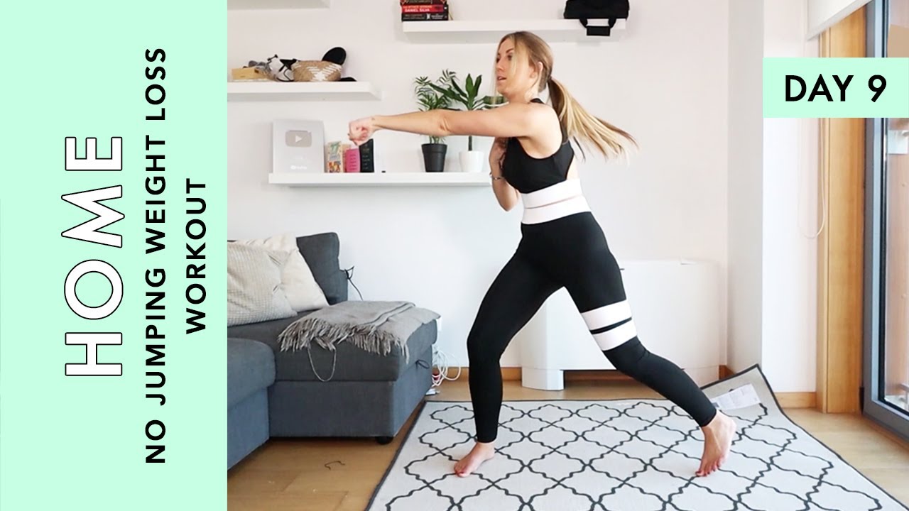 Day 9: No Jumping Weight Loss Workout (Home Workout Challenge)
