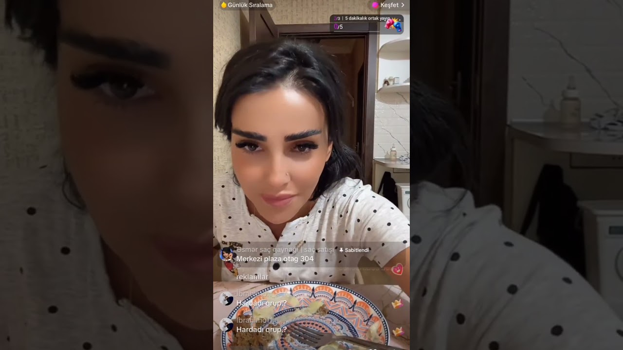 NƏRMİN XƏNGƏL YEYİR