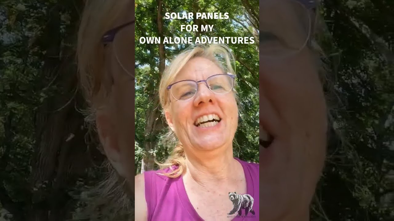 Solar Panels for my Bushcraft Survival Alone Adventures Videography Batteries 