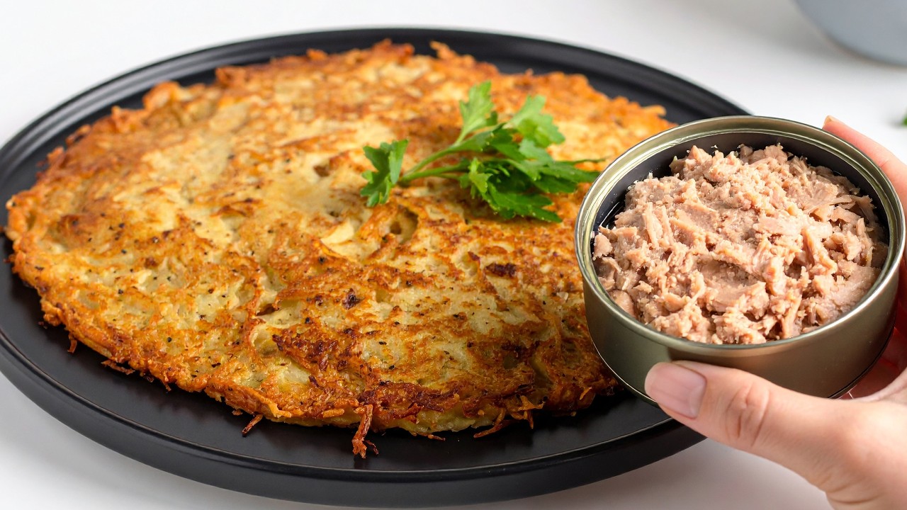 One Potato, One Egg & Tuna! The Perfect Breakfast even for your guests!