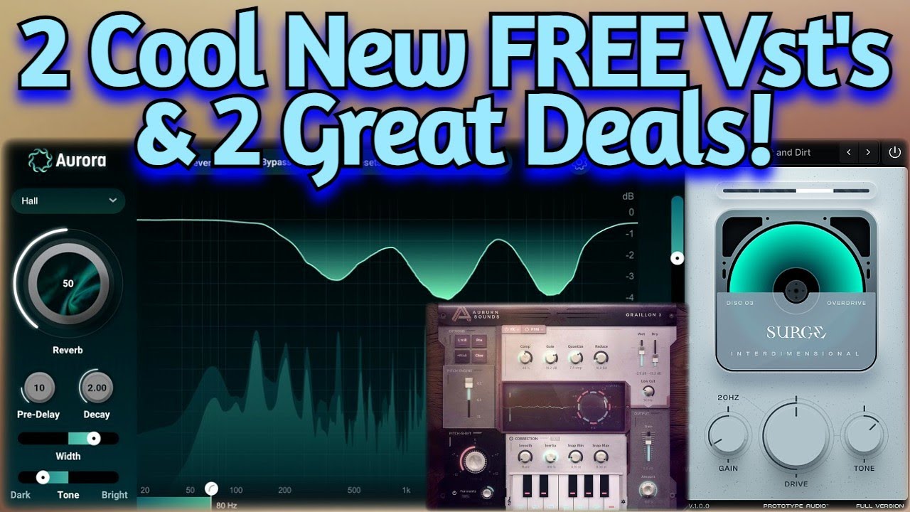 New FREE VSTs & Deals - KV331, Prototype Audio, Auburn, Izotope (Aurora, Graillon 3, Fusion Core)