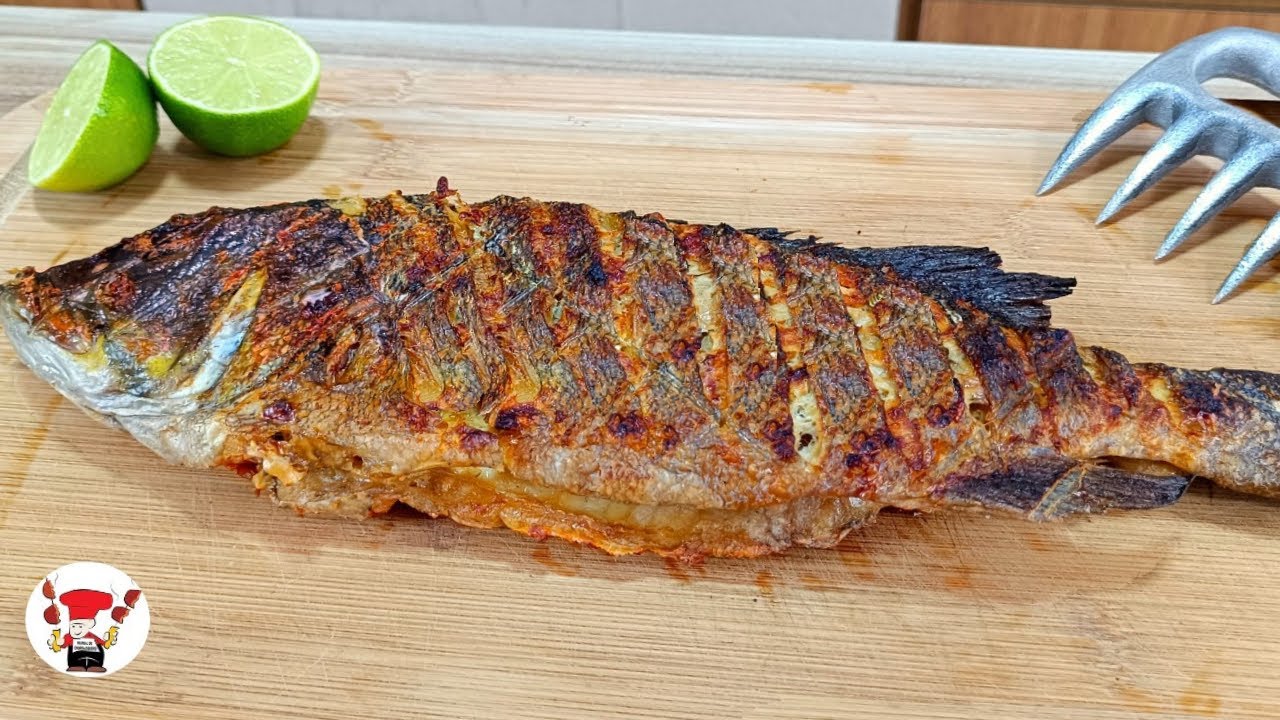 Como Fazer Peixe Tucunaré Inteiro na Churrasqueira