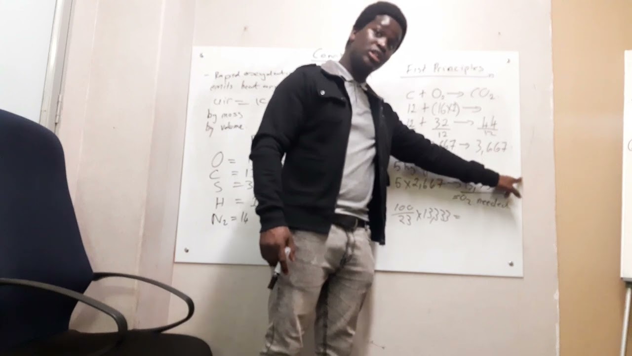 Power Machines N5, Stoichiometry, Combustion by Mass and volume