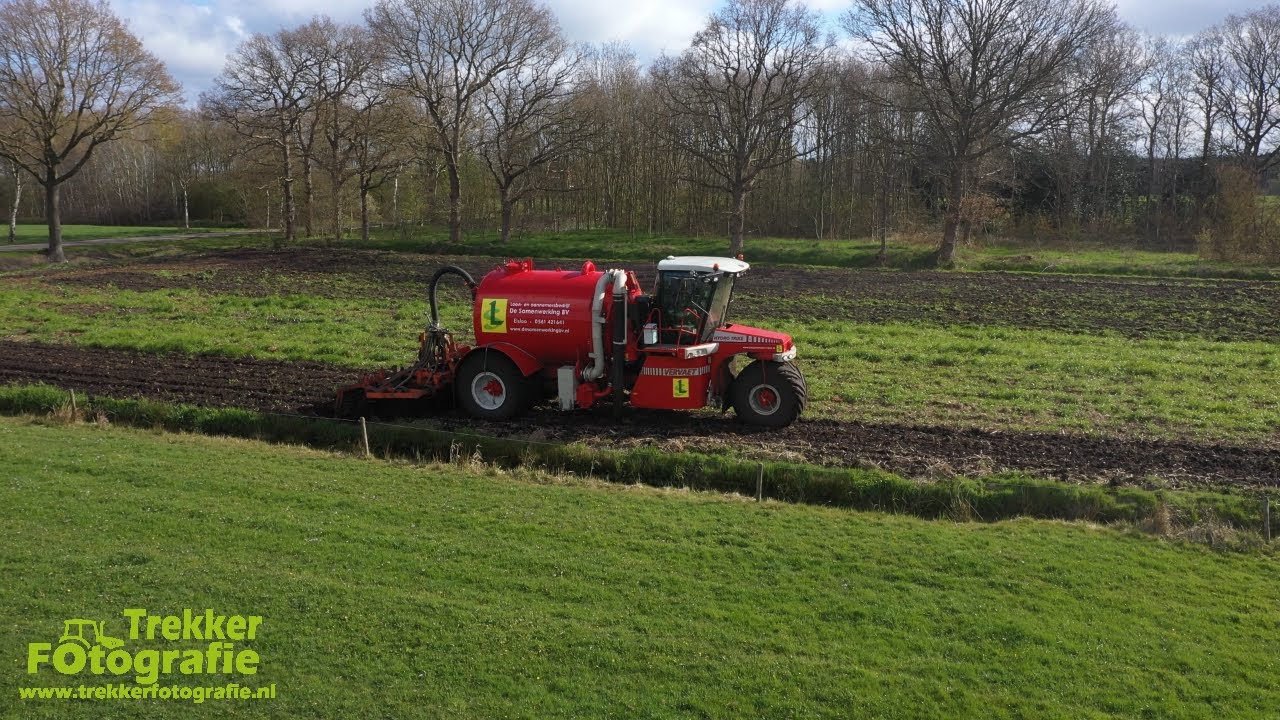 Mestseizoen 2021 Bouwland bemesten door loonbedrijf De Samenwerking BV