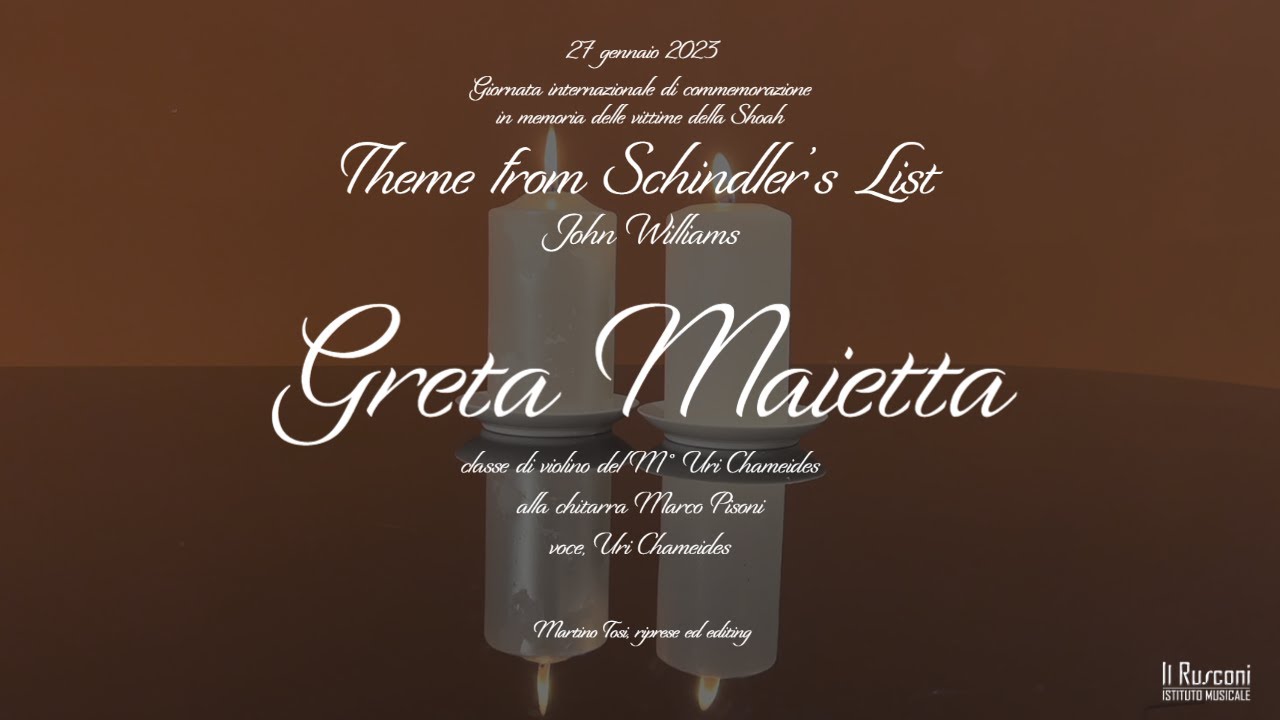 Greta Maietta - Theme from Schindler’s List