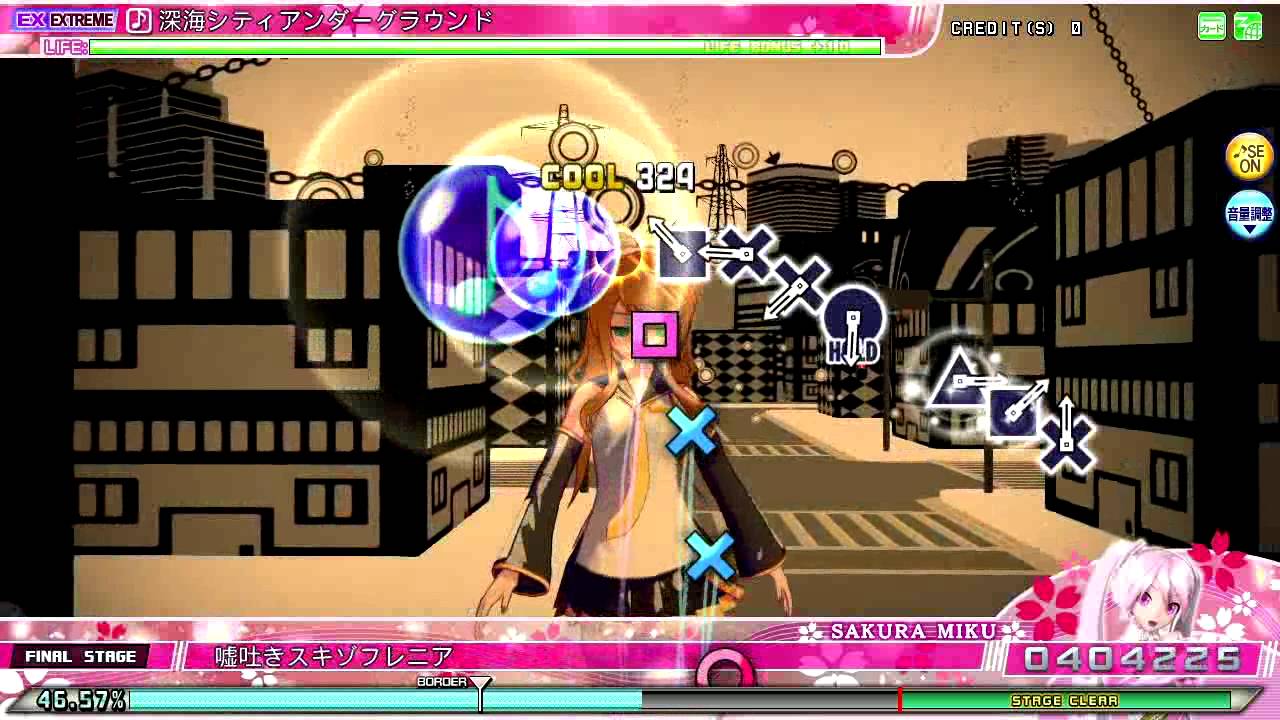 Project DIVA AC FT -  深海シティアンダーグラウンド EXTRA EXTREME Perfect