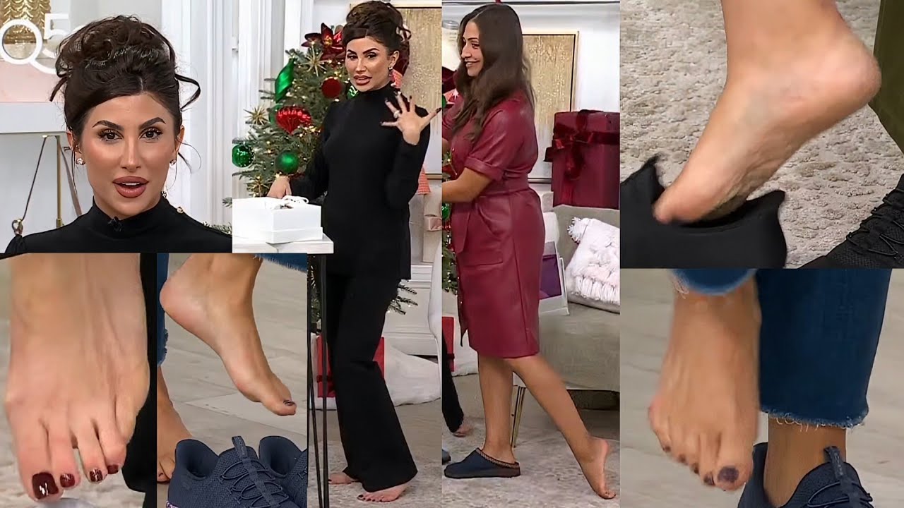 QVC tv - Courtney Khondabi , Deanna Fontanez , Jacqui Thompson & Angela Bayly barefeet shoes