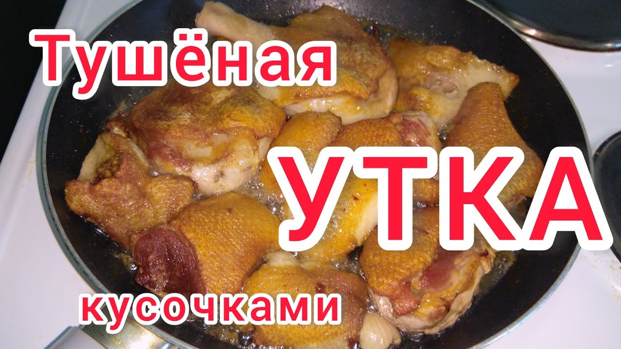 ✅Вкуснейшая УТКА тушёная кусочками в кастрюле. Продукты в Германии.