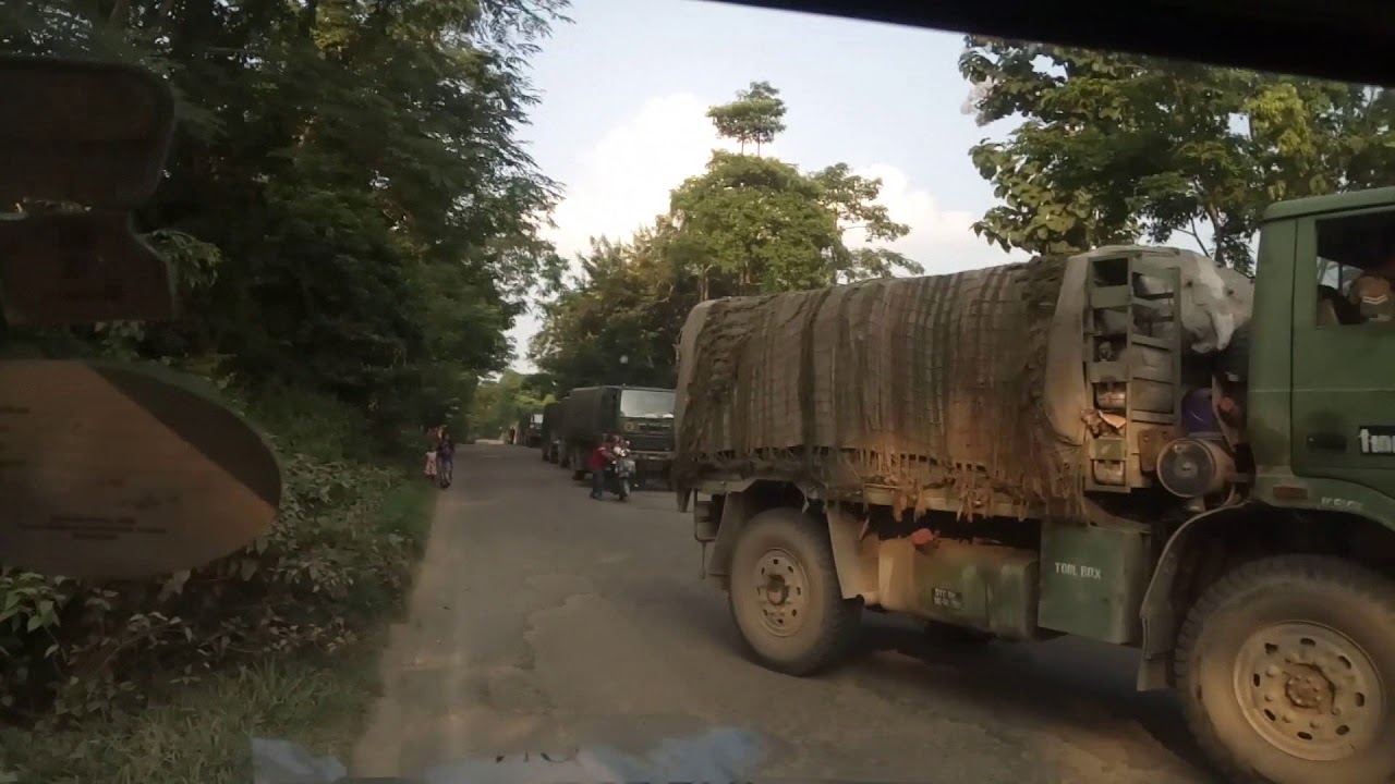 Indian Army Convoy in Karbi Anglong, Assam
