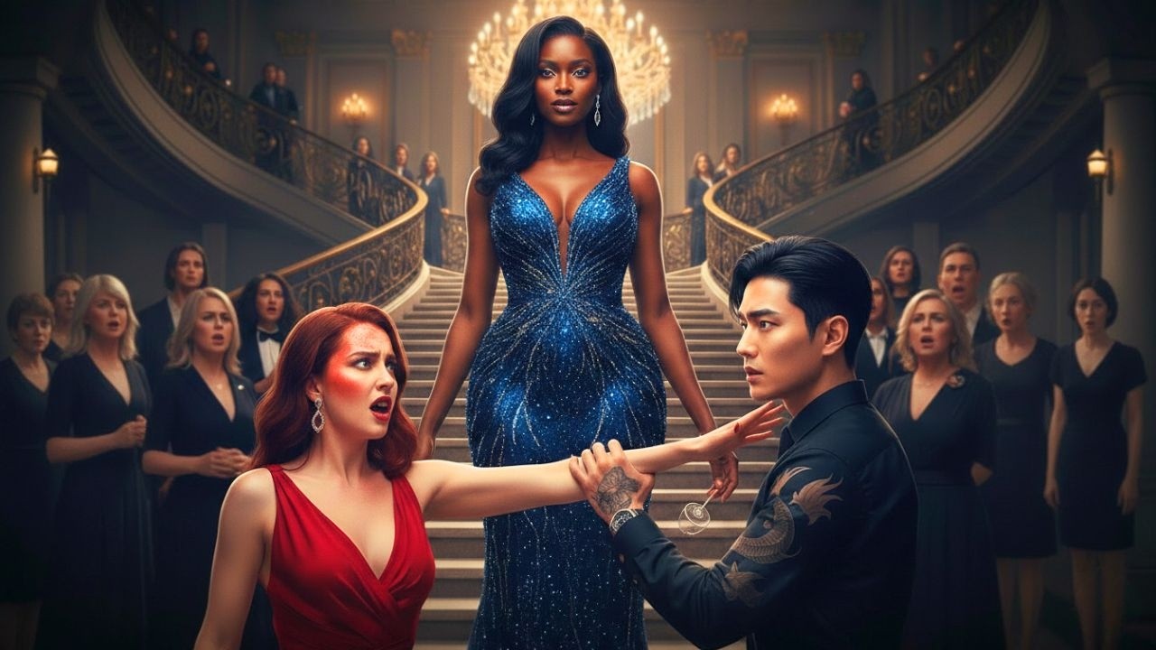 MAFIA Fiancée Invited Black waitress to Party as a Joke, But She Arrived in a $5 Million Dress.