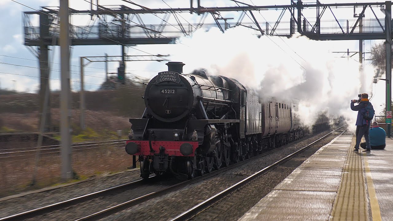 Fast Line Five - 45212 Races down the West Coast Mainline with The Cheshireman - 15/03/25