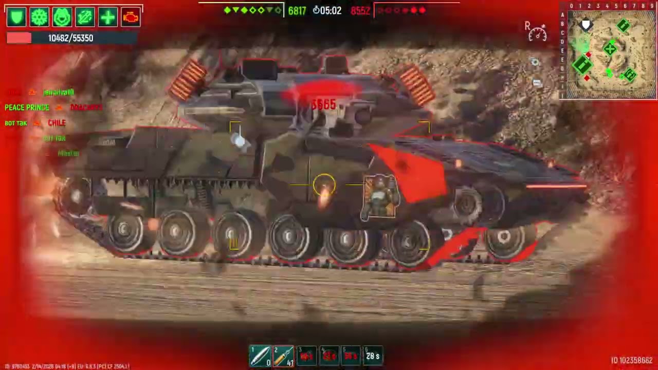 🏆victory(Good Teamwork)_vs CHILE/Dracarys(ft Yami Sukehiro/Bo tak/jairsilva10/op6nta19) ~Tank Force