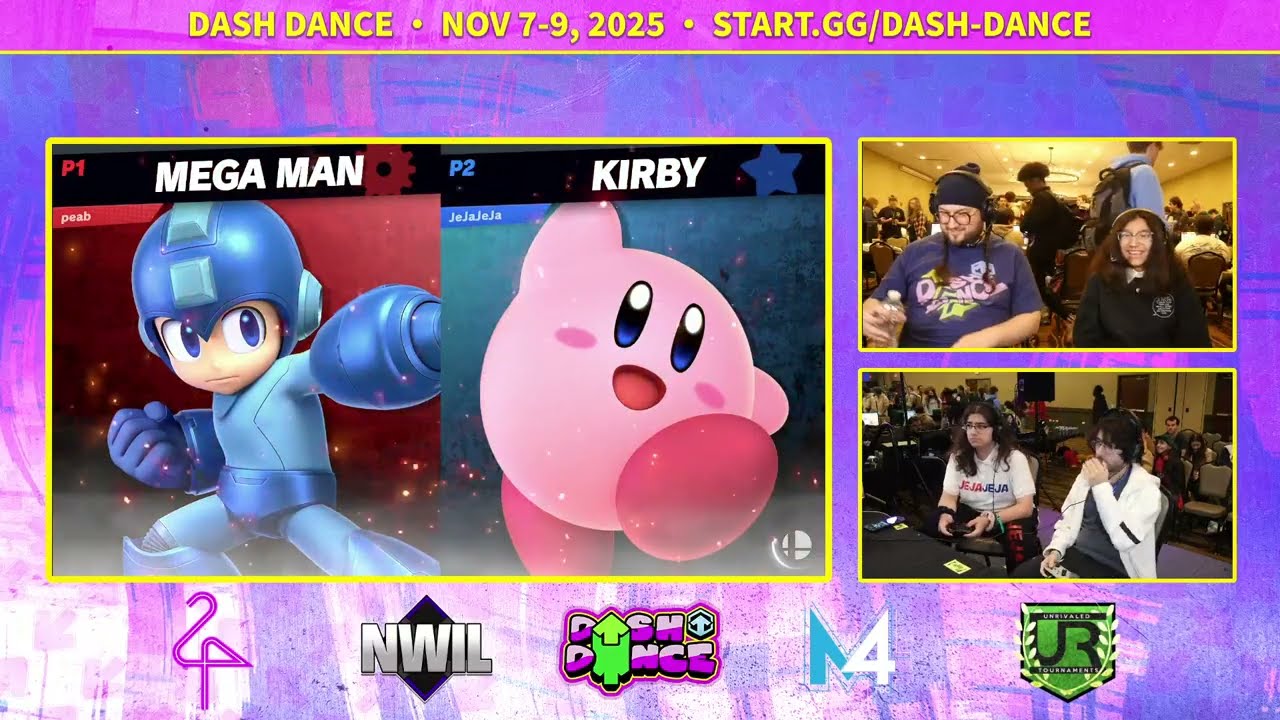 Dash Dance 2025  - WT16 - JeJaJeJa (Kirby) vs Peabnut (Megaman) - Smash Ultimate