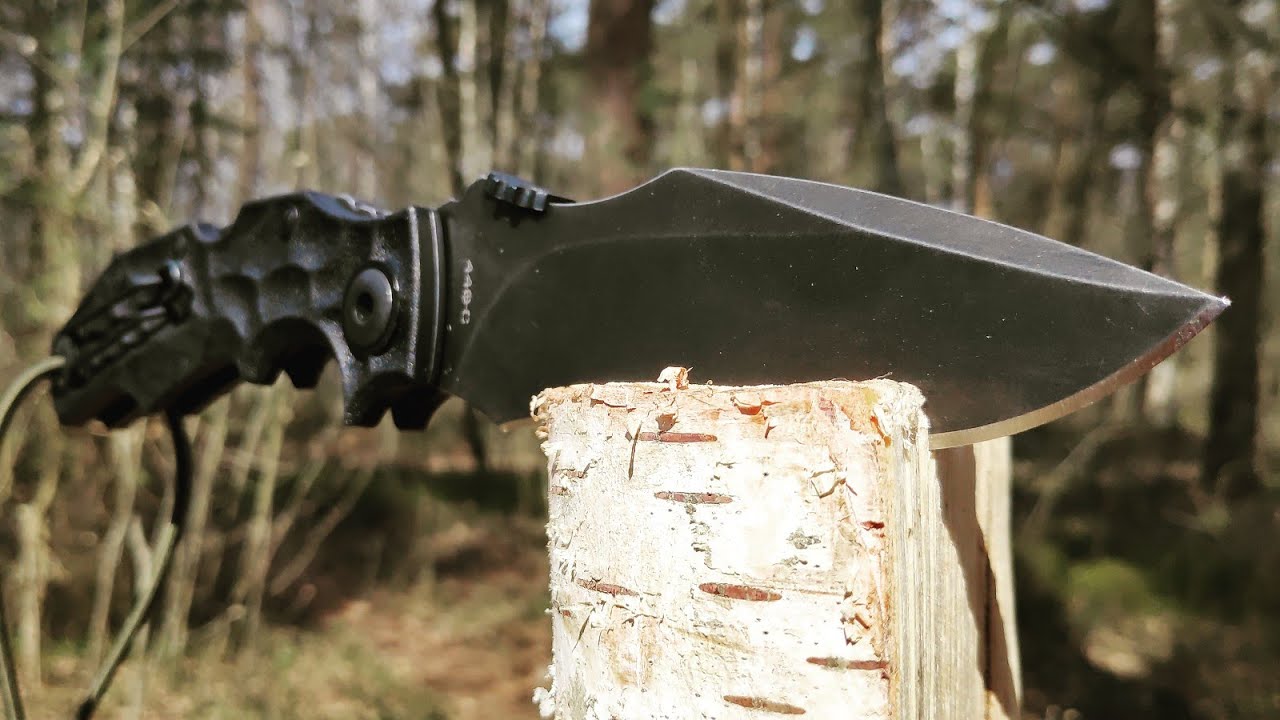 Нож ALPHA TWO X 1080 ANNIVERSARY Pohl Force. Удичный тест.