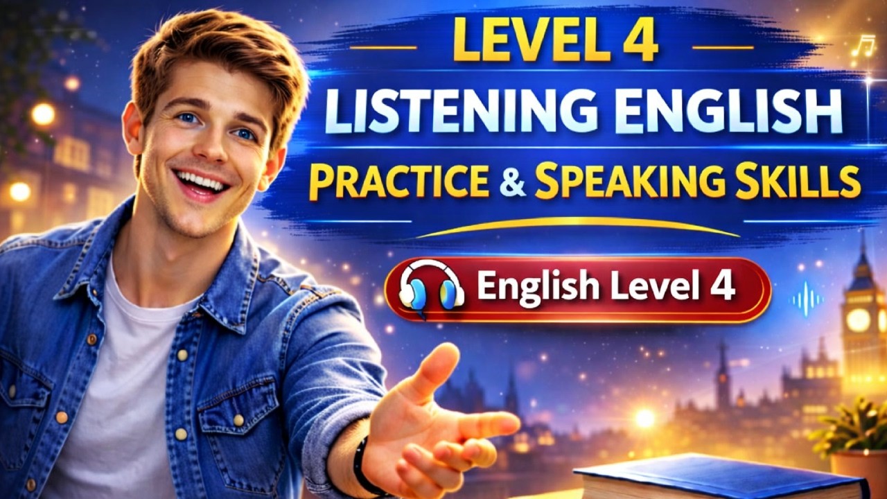 Level 4 – English Listening Practice | Learn English Listening Comprehension