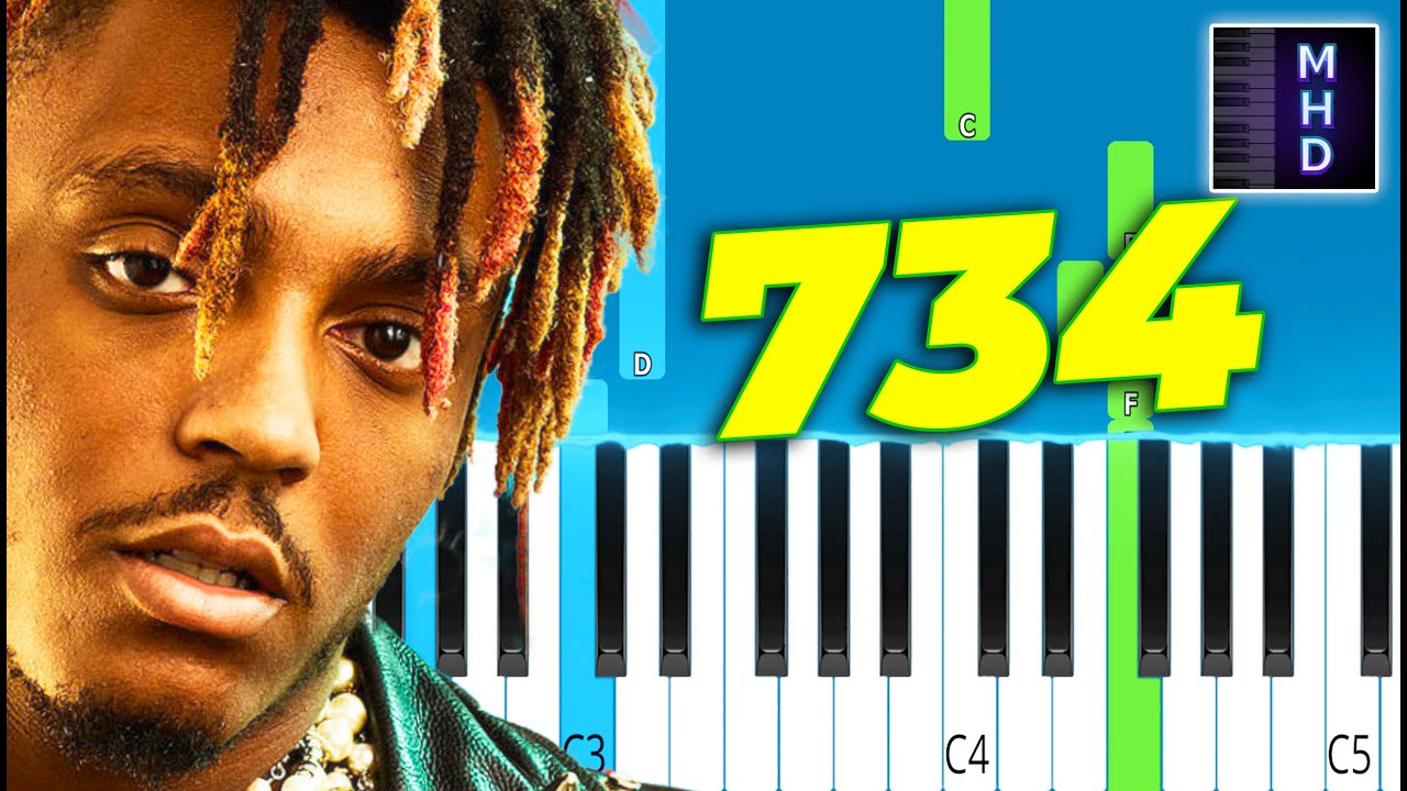 Juice WRLD - 734 - Piano Tutorial