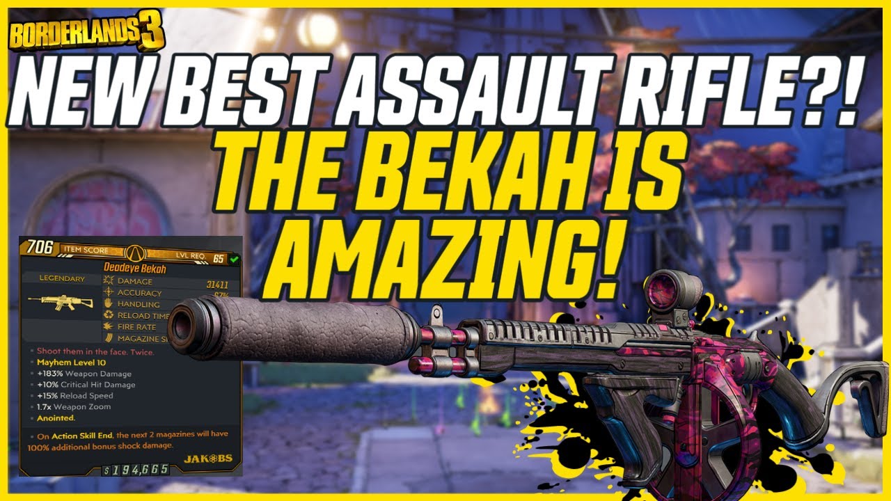 The Bekah Got A HUGE BUFF! New Best AR?! // Borderlands 3 Legendary Weapon Review!
