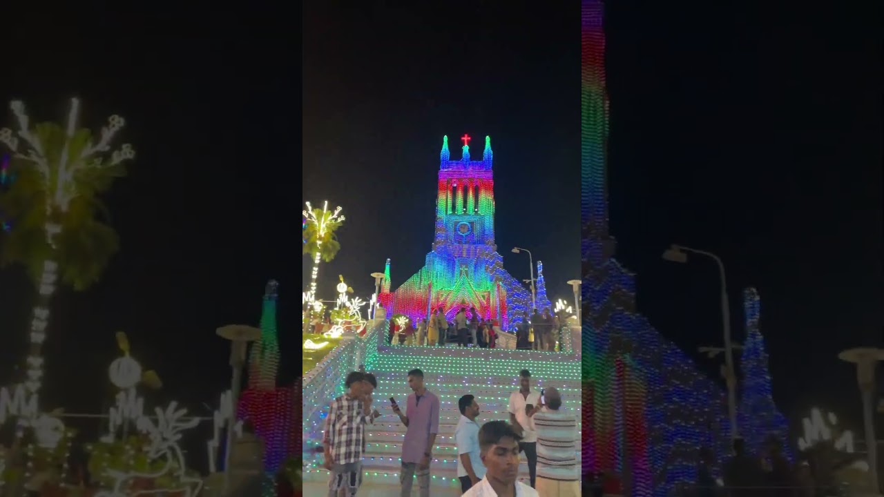 Marthandam CSI church - Christmas lights and decorations - 2024