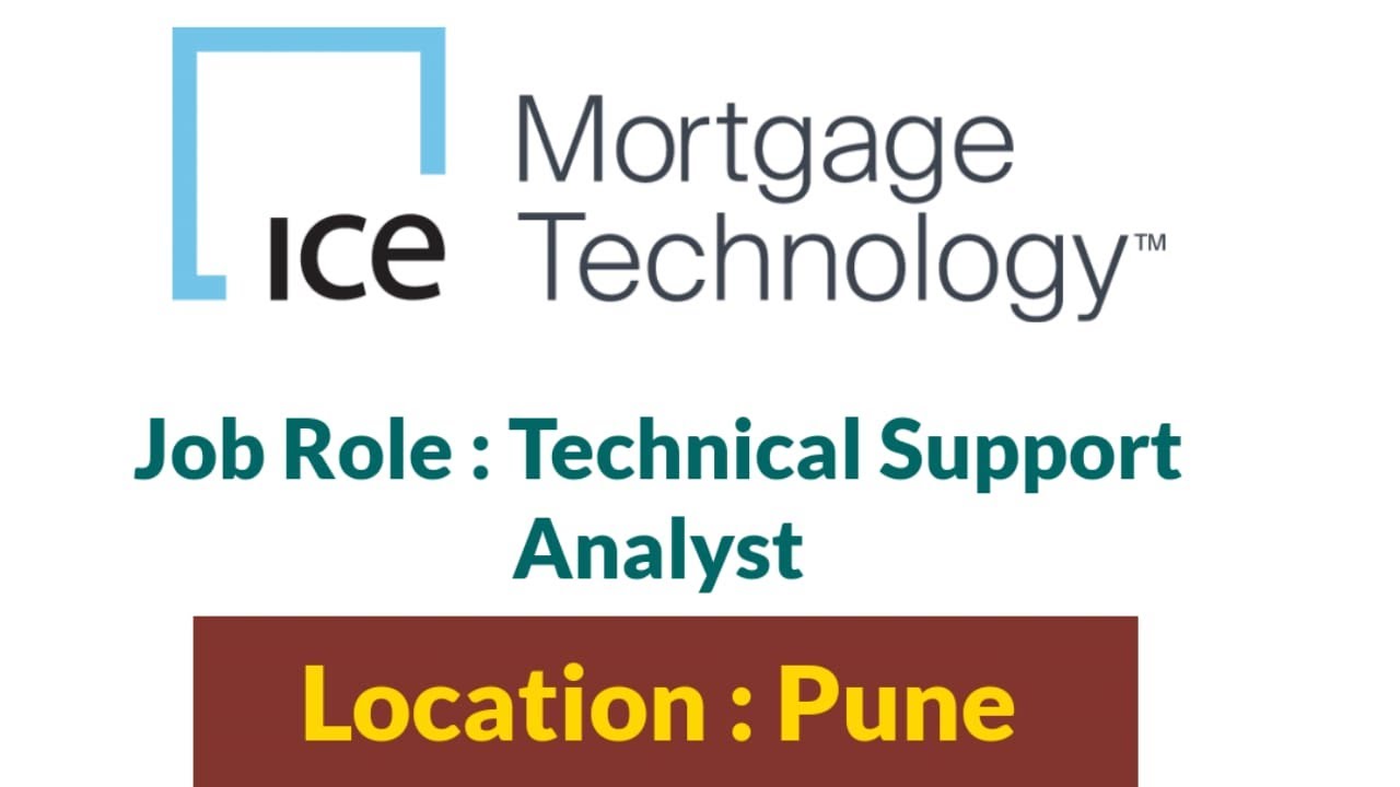 ICE Mortgage Technology Hiring Freshers for the Role of Technical Support Analyst | Freshers |