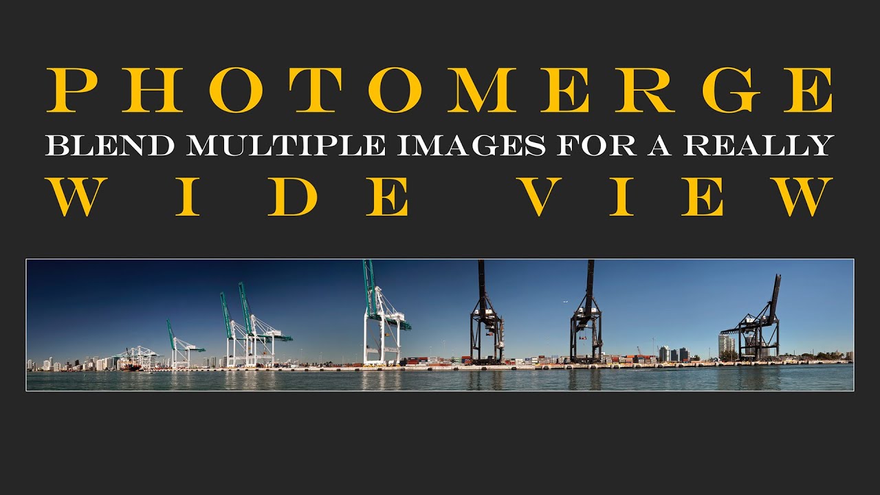 PHOTOMERGE — ОБЪЕДИНЯЙТЕ НЕСКОЛЬКО ИЗОБРАЖЕНИЙ ДЛЯ ПОЛУЧЕНИЯ ШИРОКОГО ОБЗОРА #Photomerge