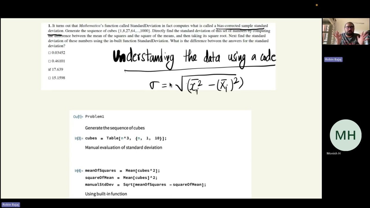 NPTEL | Problem Solving Session | Physics through computational thinking | Week 4 | Robin Bajaj