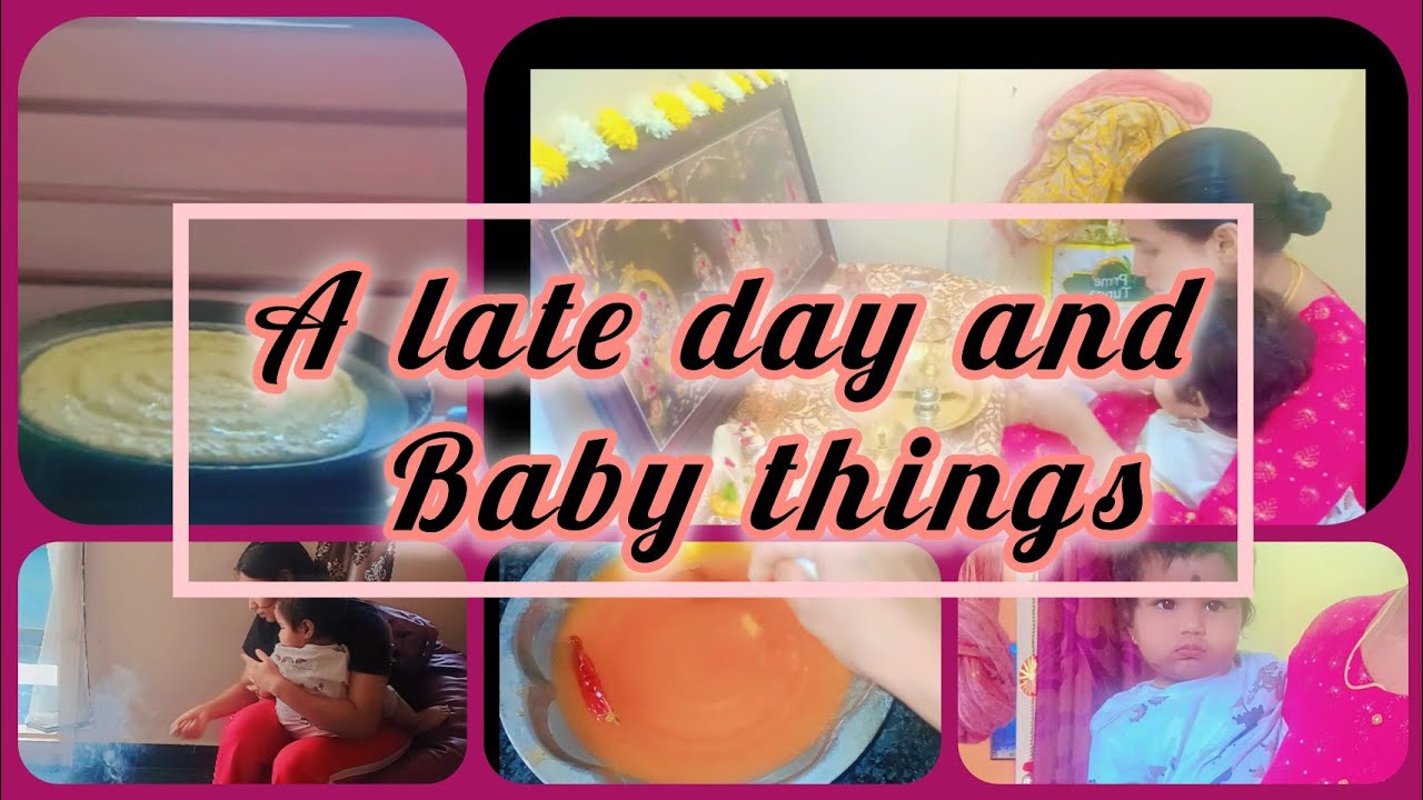 A late day with my 🐥 # baby head bath# green gram dosa#papu# how do I make over late day as easy.
