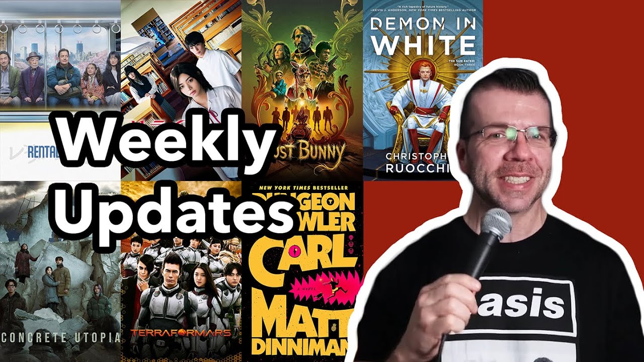 Weekly Update: Dungeon Crawler Carl, Demon in White, Rental Family, Dust Bunny, Rewrite, Concrete