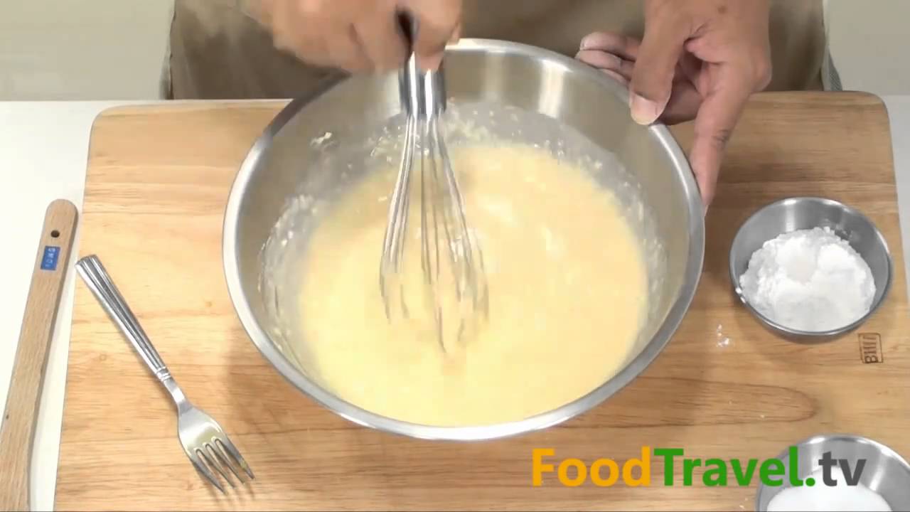 การทำแป้งเครป Crepe