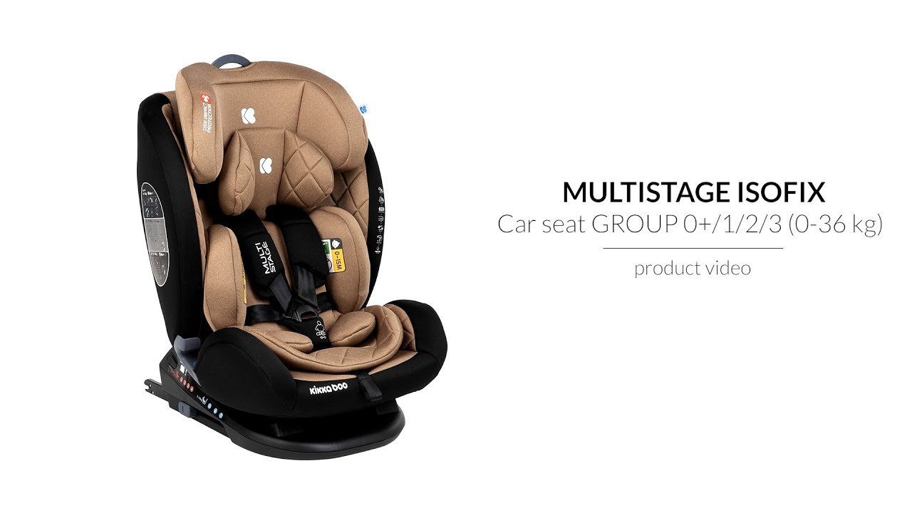 KikkaBoo | Car seat Multistage ISOFIX group 0+/1/2/3 (0-36 kg)
