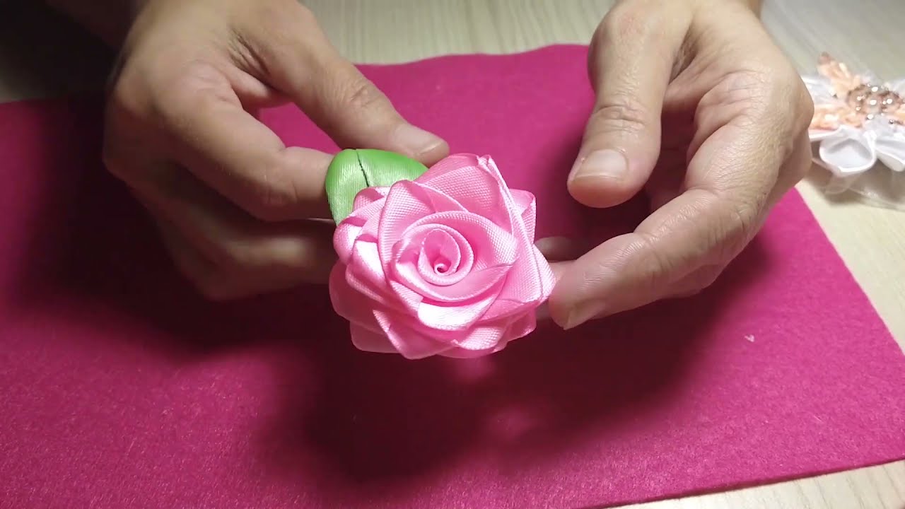 Kanzashi Ribbon Art : Create Magic with Your Hands! ✨ Канзаши из атласных лент